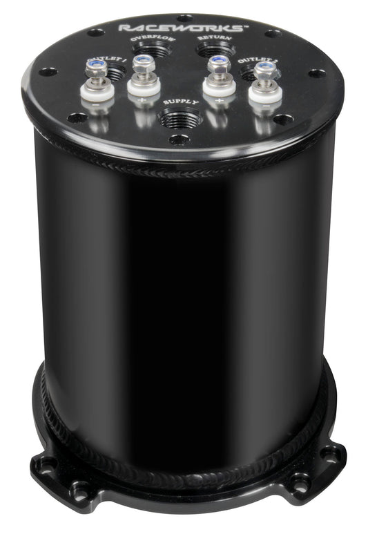 Raceworks 2.8L Surge Tanks Suits Single/Twin 39mm-40mm Intank Pump