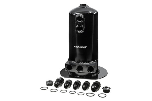 2.5L Surge Tank Single/Dual Outlet Black
