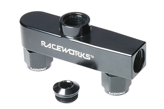 Single Outlet Log Suits Raceworks Extension Surge Tanks